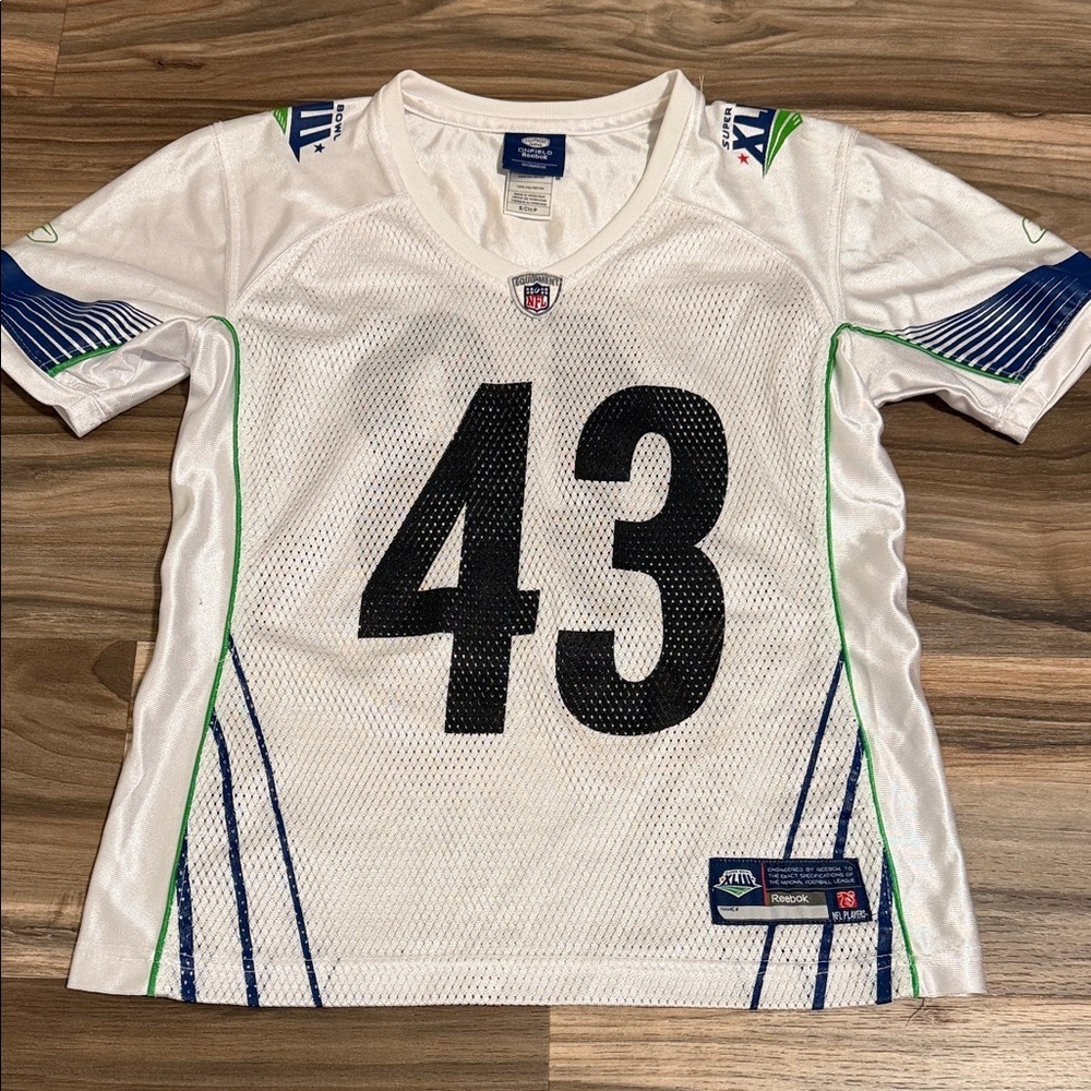 Reebok On Field Troy Polamalu Pittsburgh Steelers #43 Jersey Super Bowl XLIII